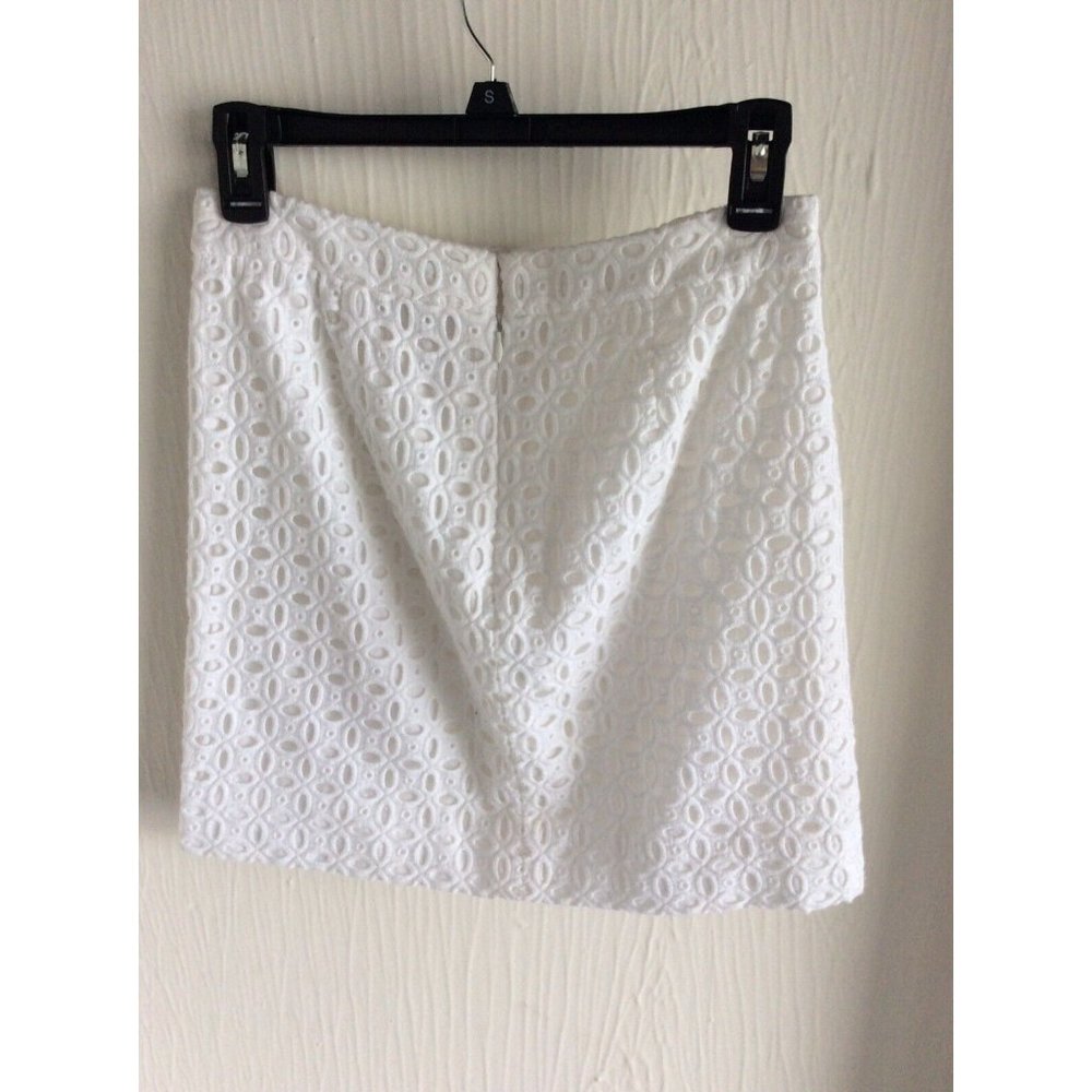 J. Crew, Size 0, Lined White Skirt, Beautiful Summer Skirt! - Picture 4 of 5